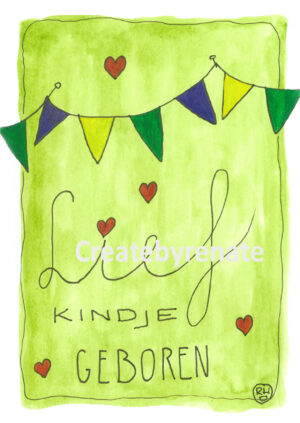 Lief kindje geboren Nr. 3