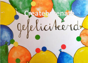 Gefeliciteerd Confetti Nr. 22